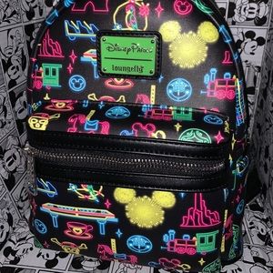 Disney Parks Neon Icon AOP Backpack exclusive